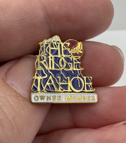 The Ridge Tahoe Owner Member Small Metal Pin Ski Resort