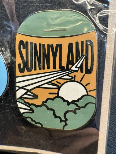 MAYDAY PARADE Makes Me Sad, Sunnyland 2 Piece Enamel Pins - Excellent!