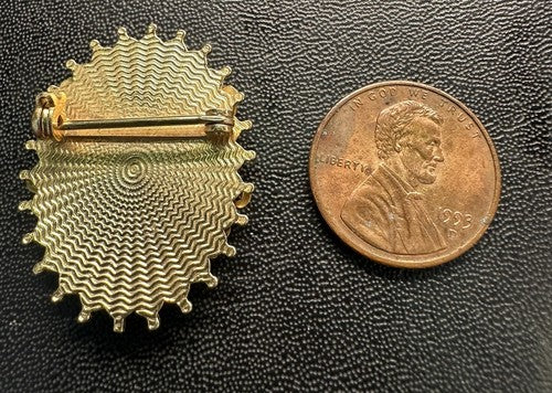 VINTAGE ~ BRETAGNE A MA VIE ~ CREST SHIELD BROOCH PIN