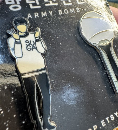 Bts Jungkook Pin Badge Set Of 2