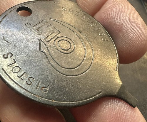 Vintage Colt Firearms Advertising Keychain Screwdriver Pistols Revolvers Guns