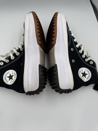 Converse Black Run Star Hike Platform Shoes 166800C Womens Sz 8.6 Mens Sz 7