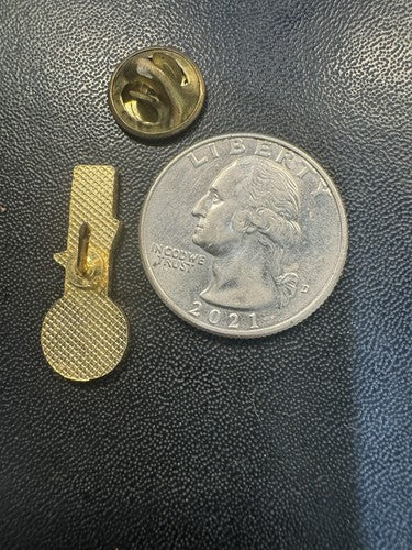 VINTAGE AC NIELSEN LAPEL PIN Audience Measurement Data Analytics TV Radio