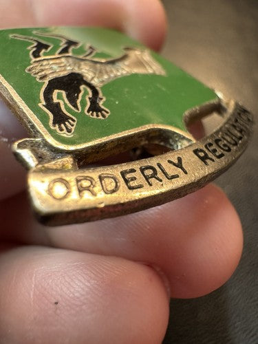 US Army Crest DI/DUI Pin: 720th Military Police Battalion A.H. Dondero