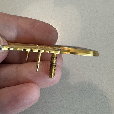 Vintage ALASKA AIRLINES Pilot Cap Badge Pin Wings