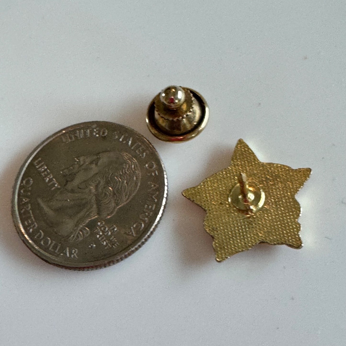 Vintage Branson Missouri Star Acoustic Guitar Cowboy Hats Lapel Pin Souvenir