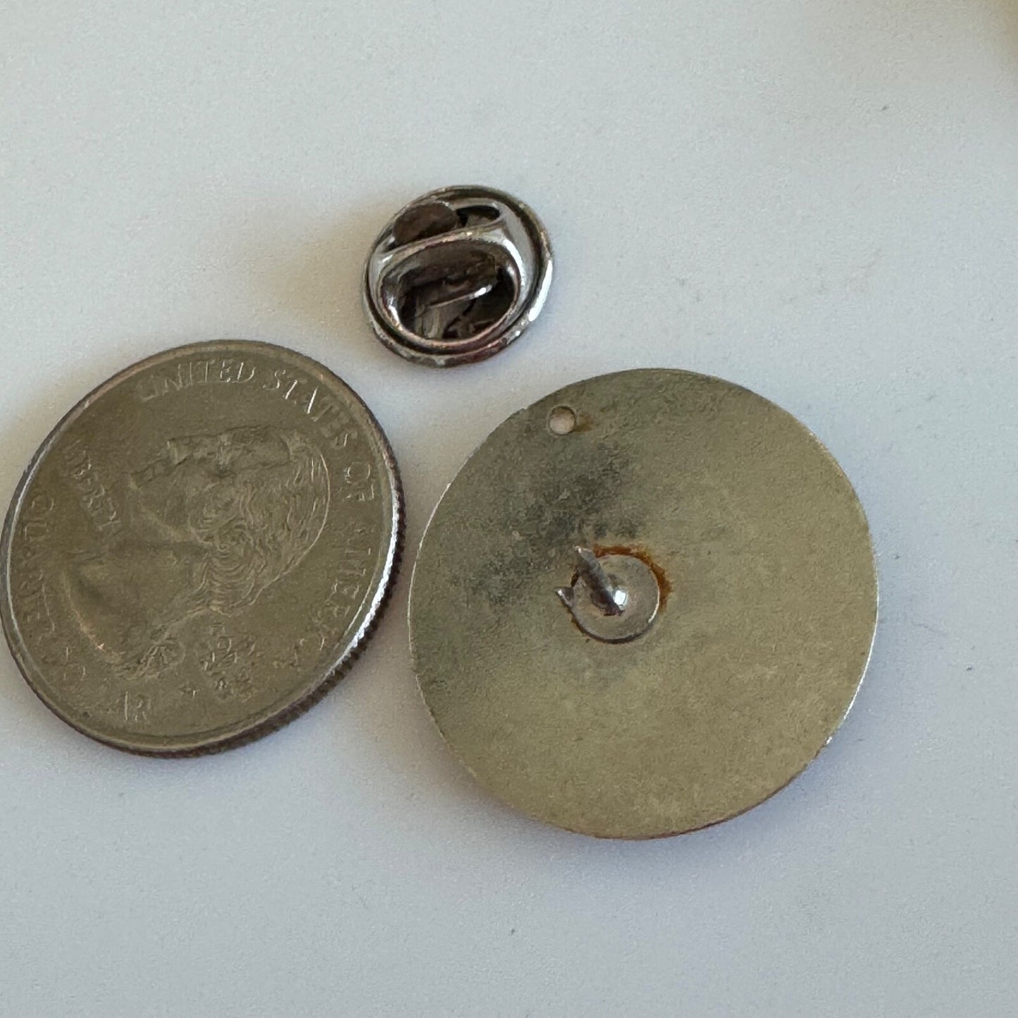 Vintage Our Lady of Guadalupe Traditional Image Domed Pin