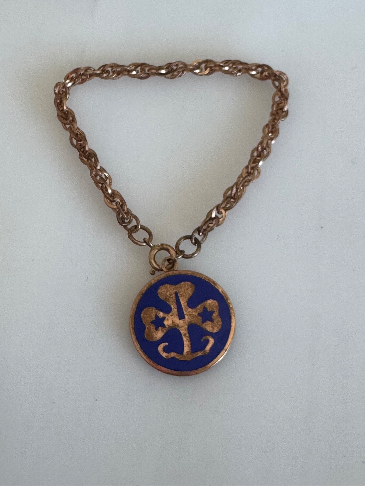 Vintage Girl Scouts Charm Bracelet