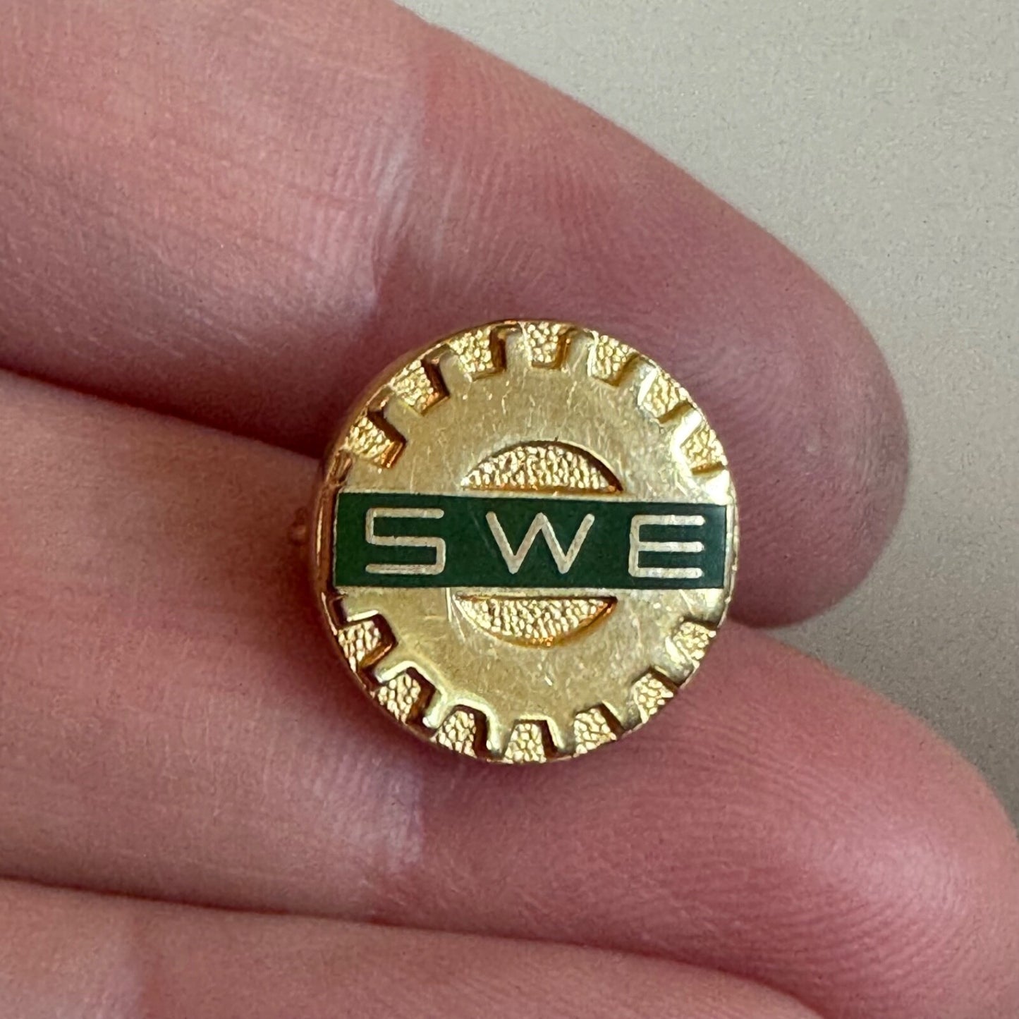Vintage SWE Society of Women Engineers Lapel Pin