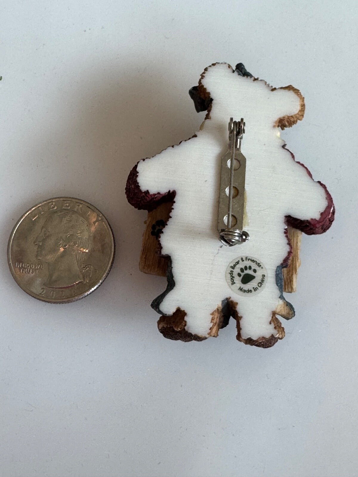Vintage Boyds Bears You Can Do What You Can Dream Brooch Pin Ms. Appleby Teacher