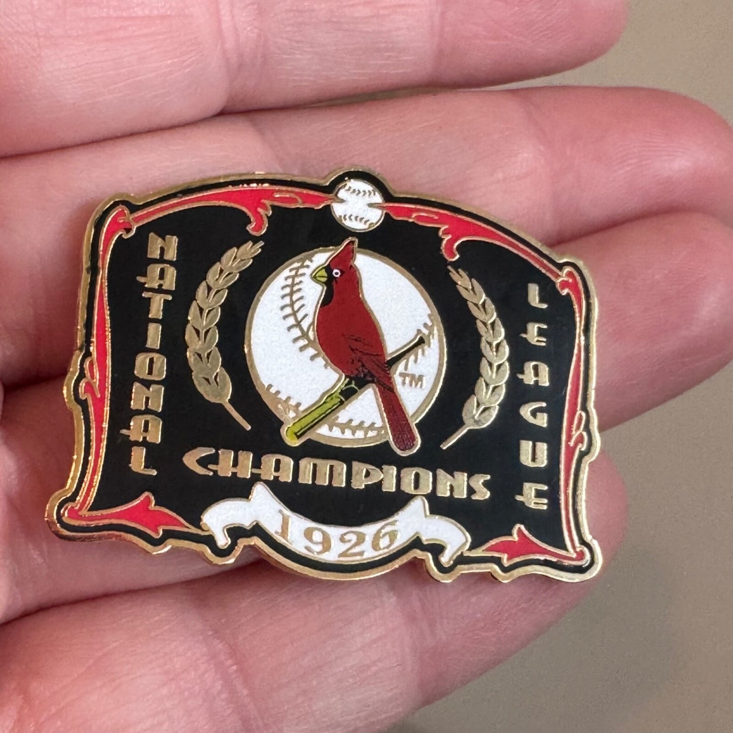 2008 St Louis Cardinals National League Champions 1926 Enamel Lapel Pin