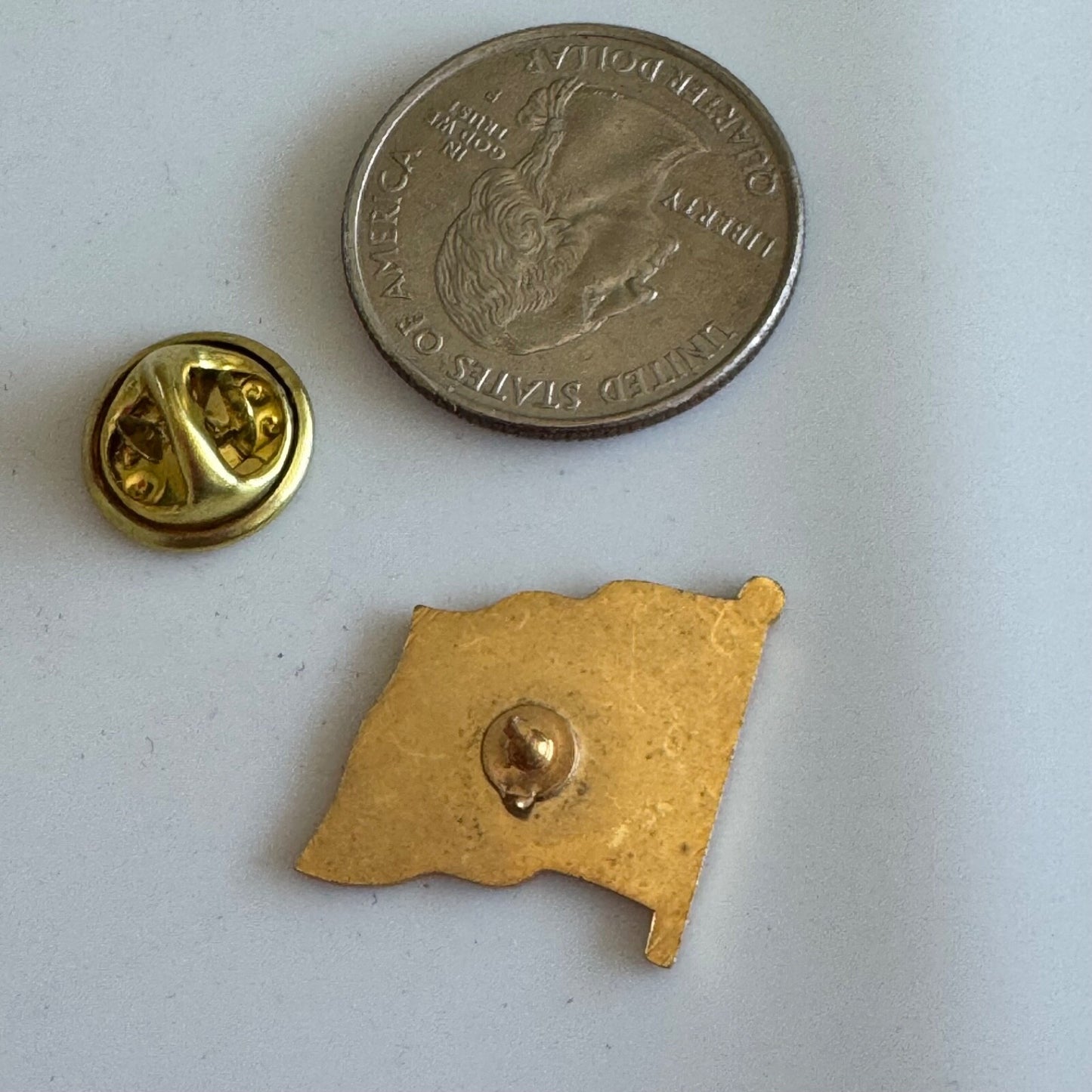 Vintage Greece Greek Flag Enamel Lapel Pin
