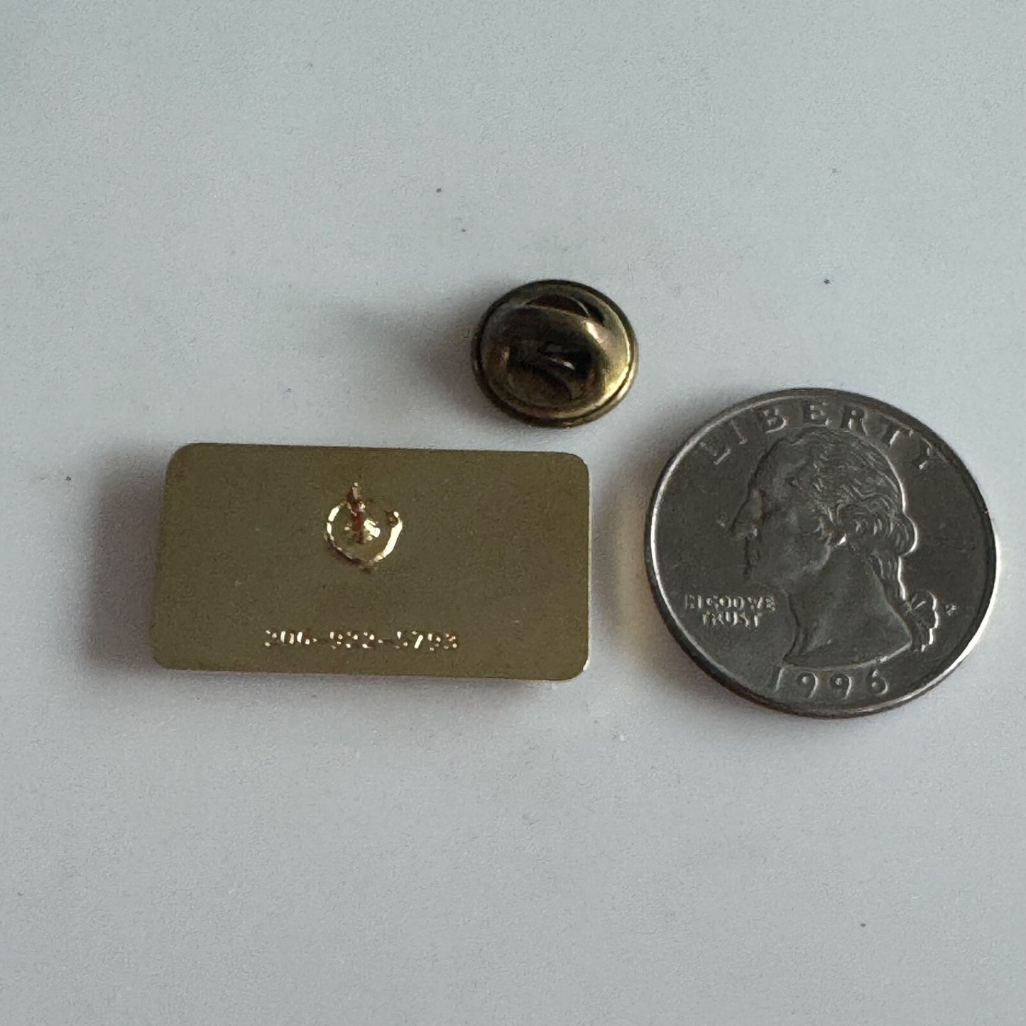 Vintage Washington State 100 Wonderful Years Apple Lapel Pin