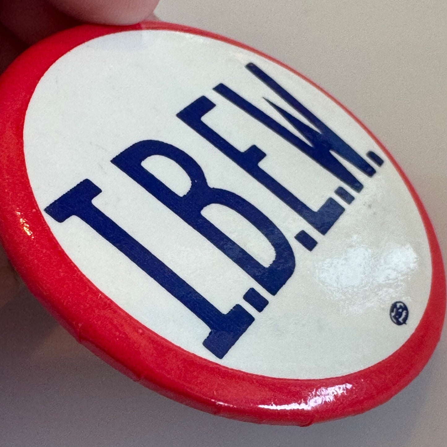 Vintage IBEW I.B.E.W. Union Lapel Pin Button