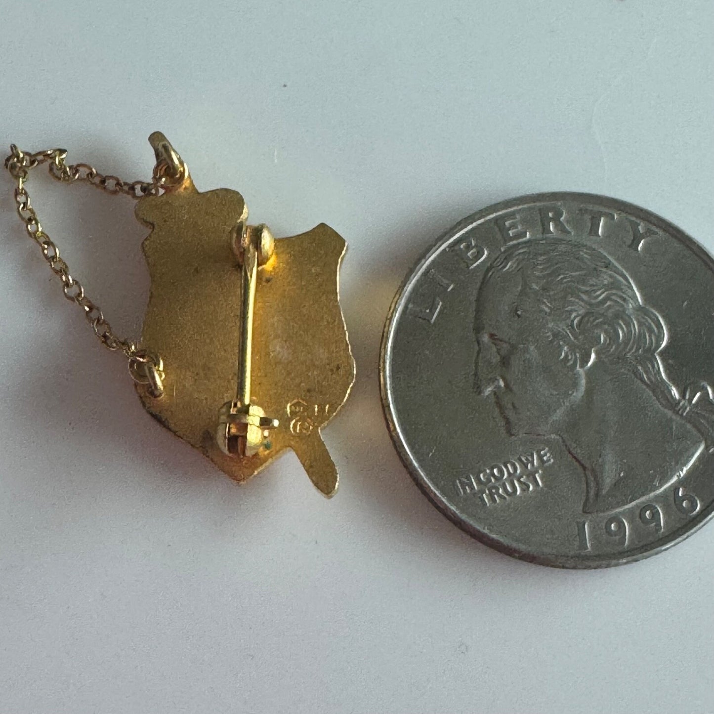 Phi Delta Theta Look Gold Tone Fraternity Lapel Pin