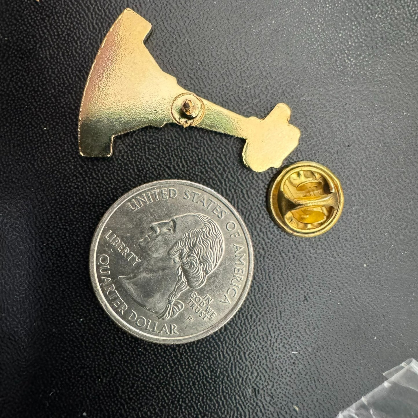 Vintage Paris Texas Eiffel Tower Cowboy Hat Lapel Pin