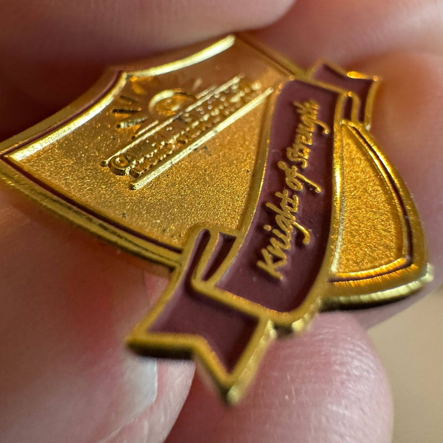 Campaign SightFirst Lions Vision For All - Knight of Strength Lapel Pin Club
