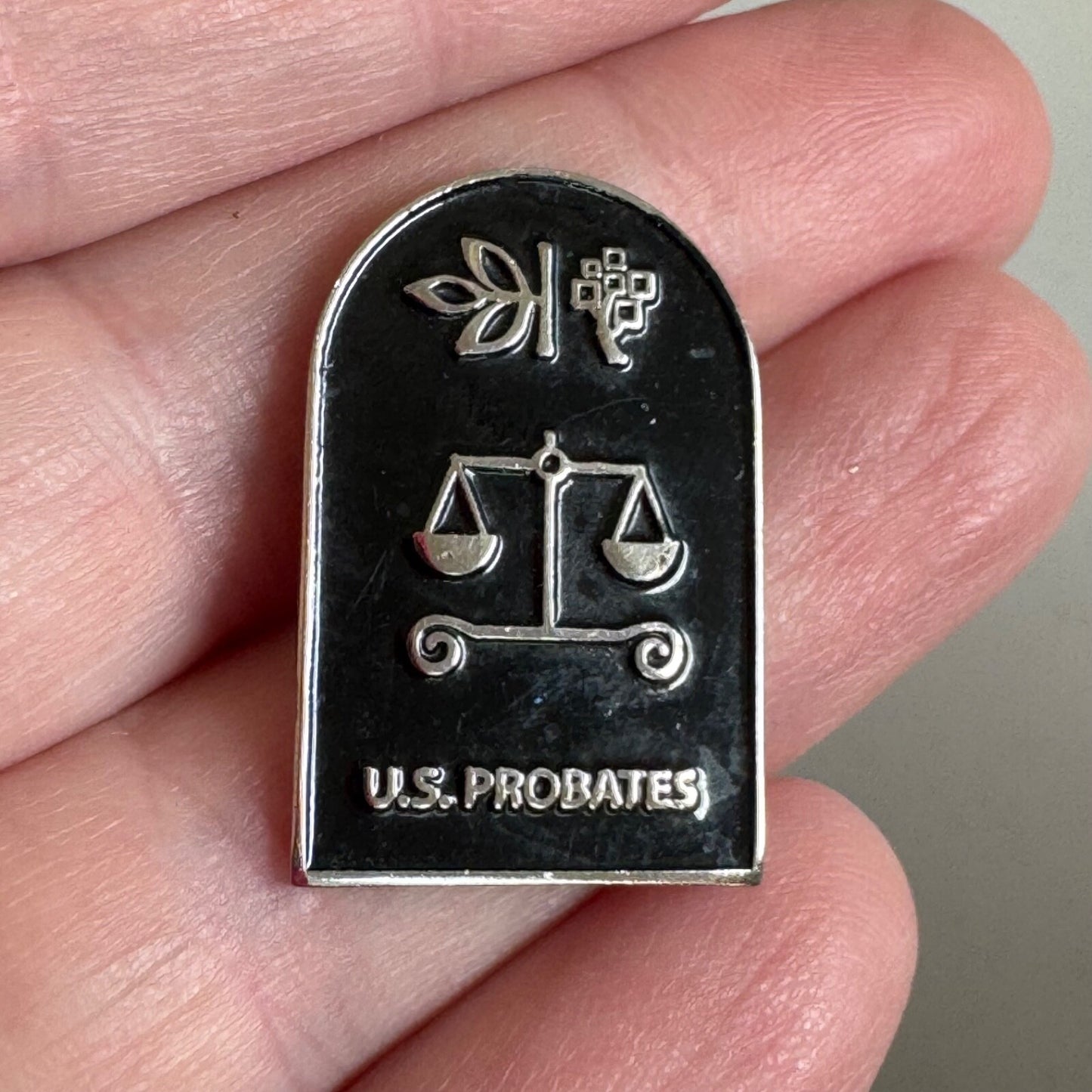 Ancestry.com U.S. Probates Lapel Pin RARE Court Records