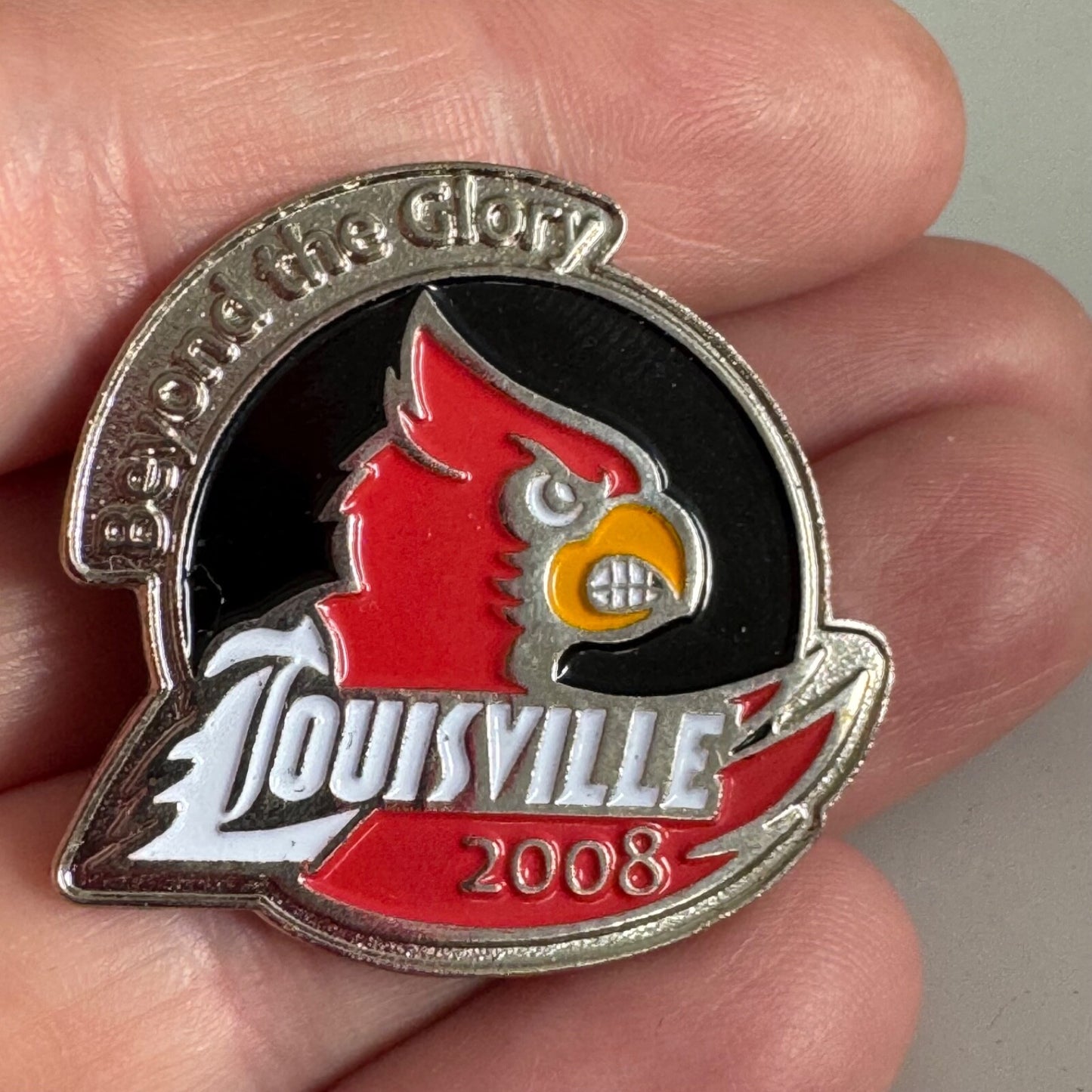 University of Louisville Cardinals 2008 Beyond the Glory Lapel Pin