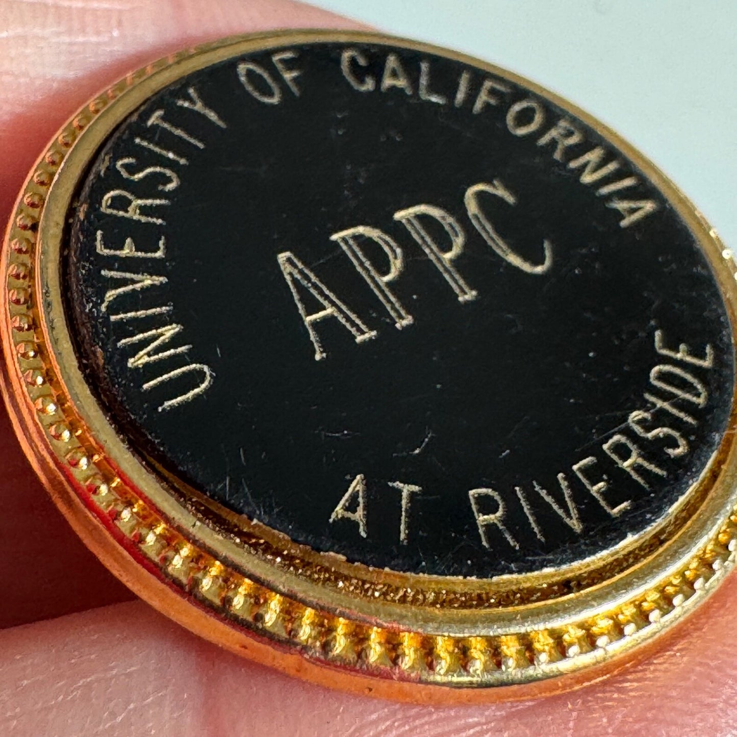 Vintage University of California at Riverside APPC Lapel Pin Brooch