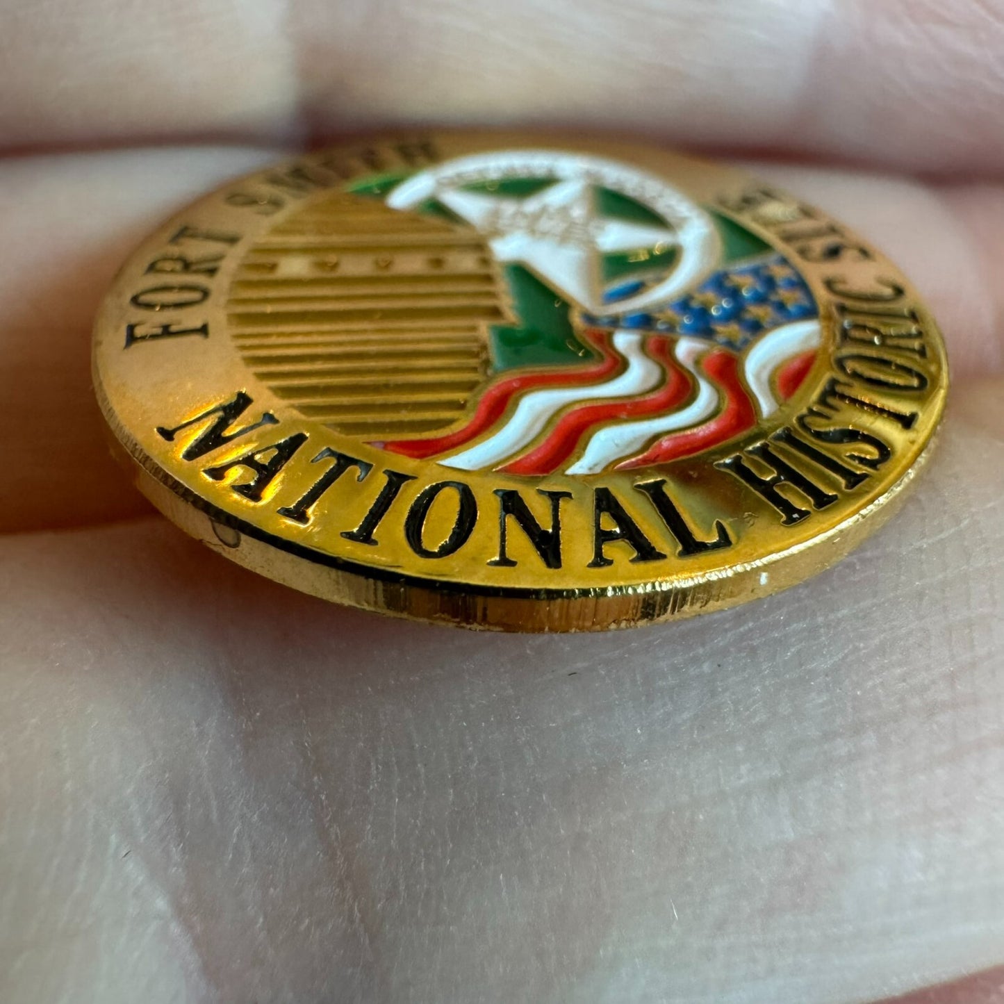Fort Smith National HIstoric Site Souvenir Enamel Lapel Pin Arkansas