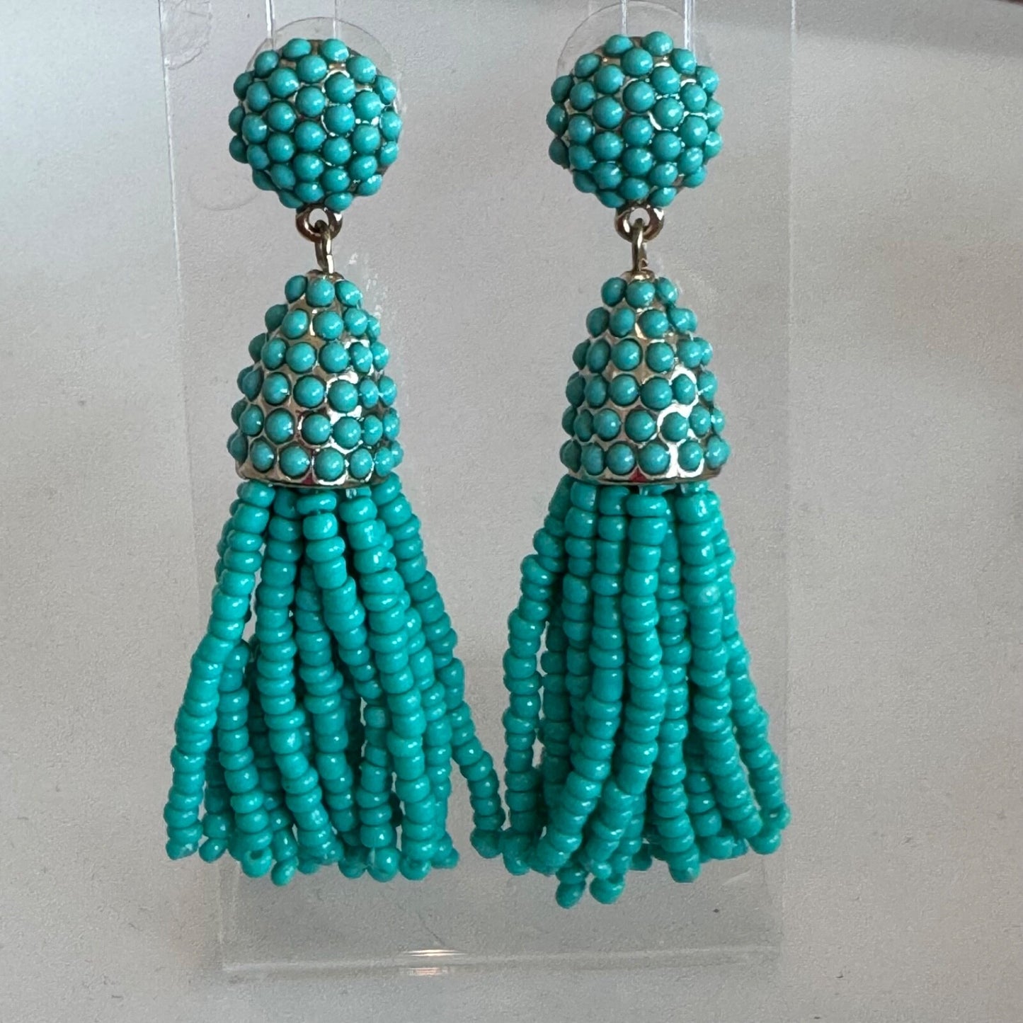 Baublebar Turquoise Tassel Dangle Earrings Bauble Bar