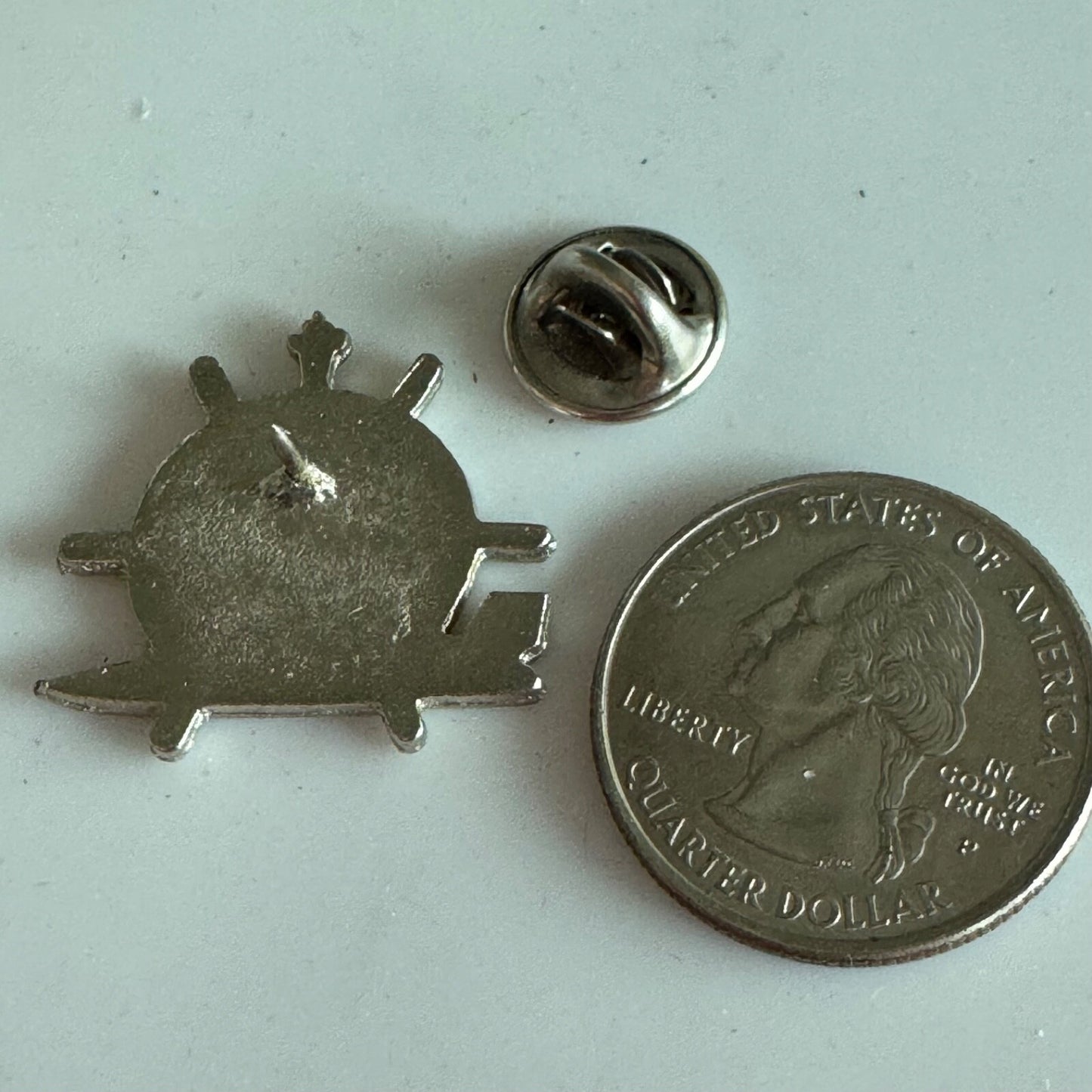 Vintage Seattle Seafair U-74 Hydroplane 25th Anniversary Pin 25 Years Silver
