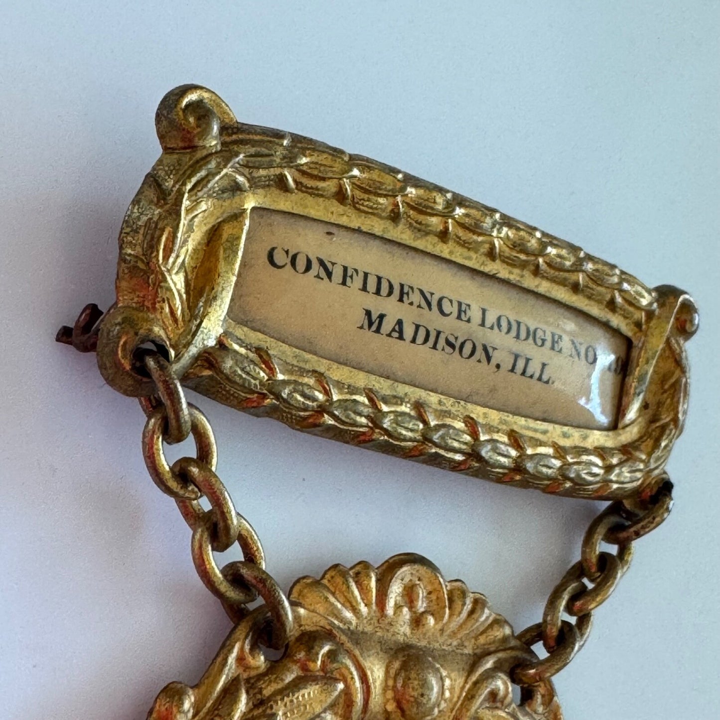 Antique Amalgamated Association of Iron Steel and Tin Workers Union Medal Pin