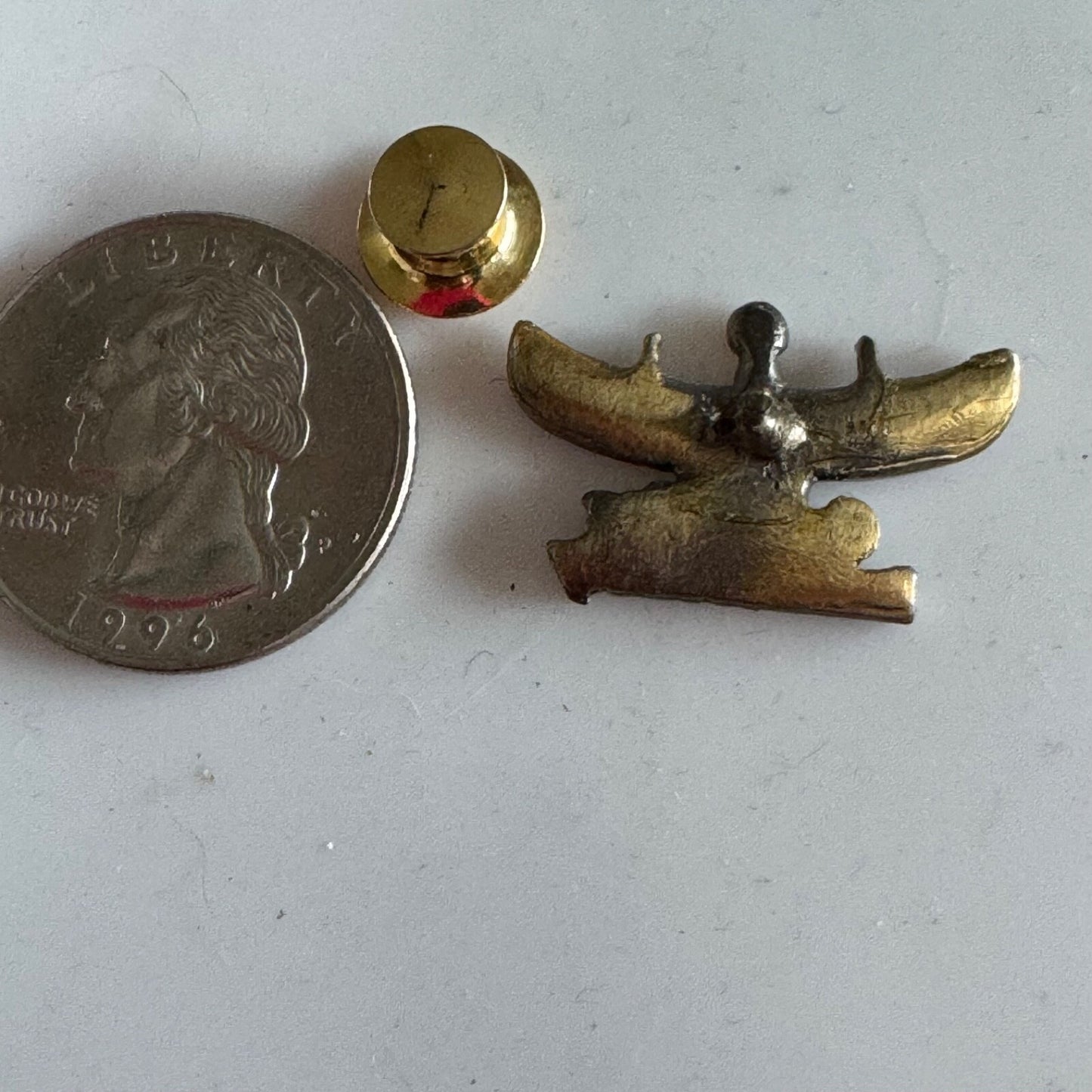 Vintage Quest for Immortality Lapel Pin Treasures of Ancient Egypt Goddess Maat