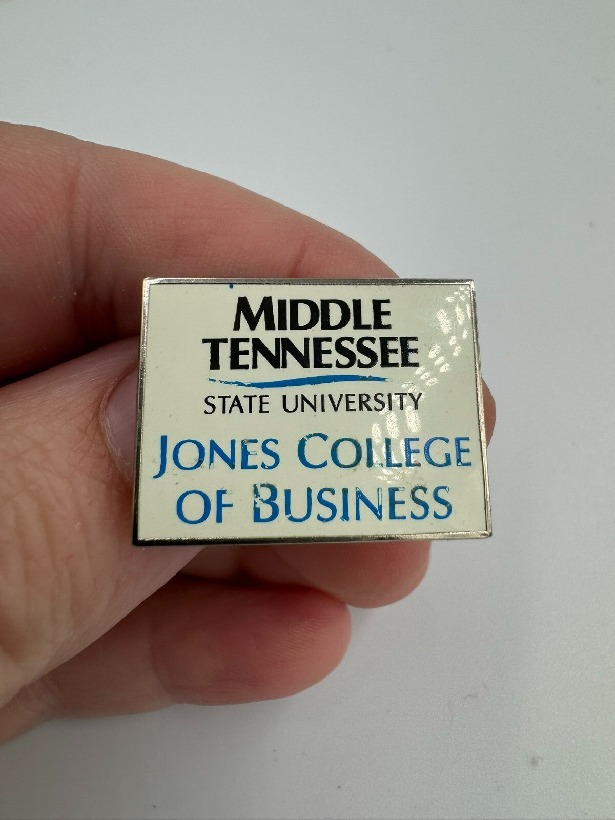 Vintage Middle Tennessee State University (MTSU) Jones College of Business Pin