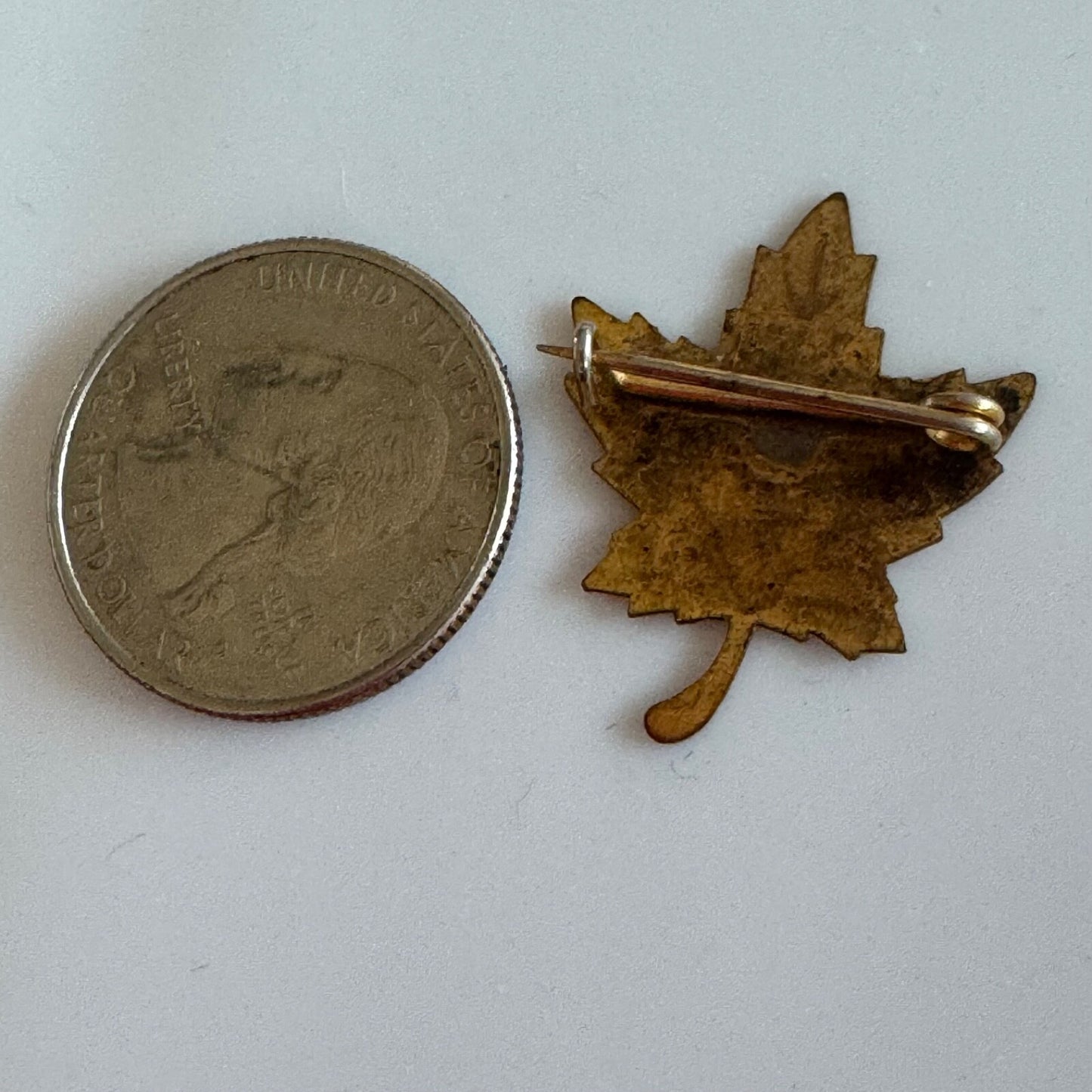 Vintage Trail B.C. British Columbia Maple Leaf Lapel Pin Canada