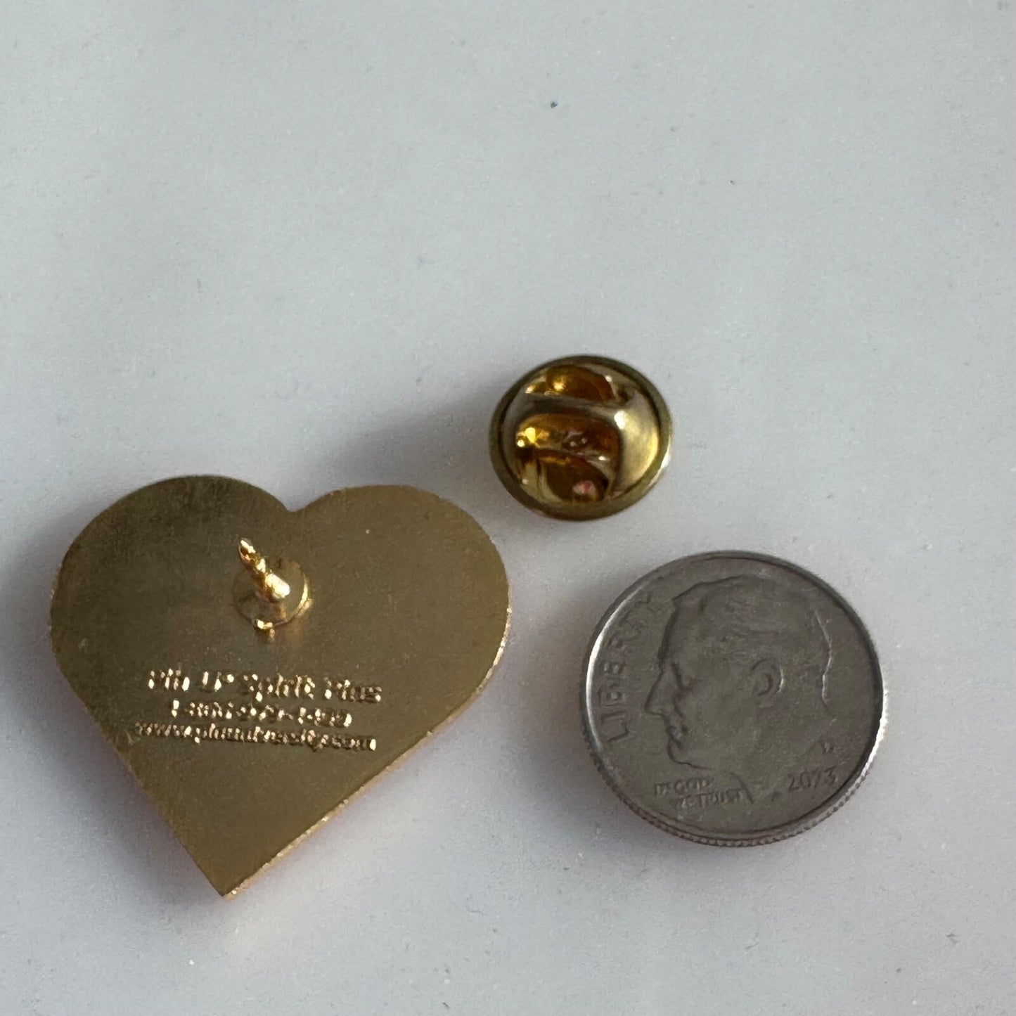 Auburn University AU Heart Tigers Lapel Pin