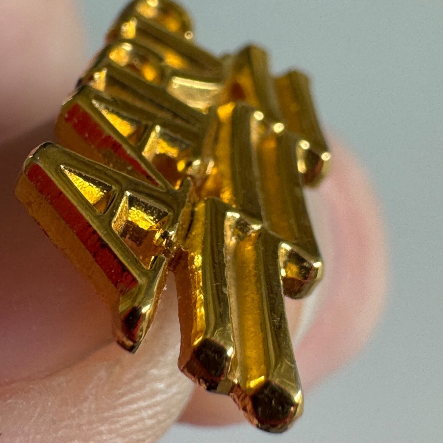 AARP Gold Tone Pin – American Association of Retired People Lapel Pin