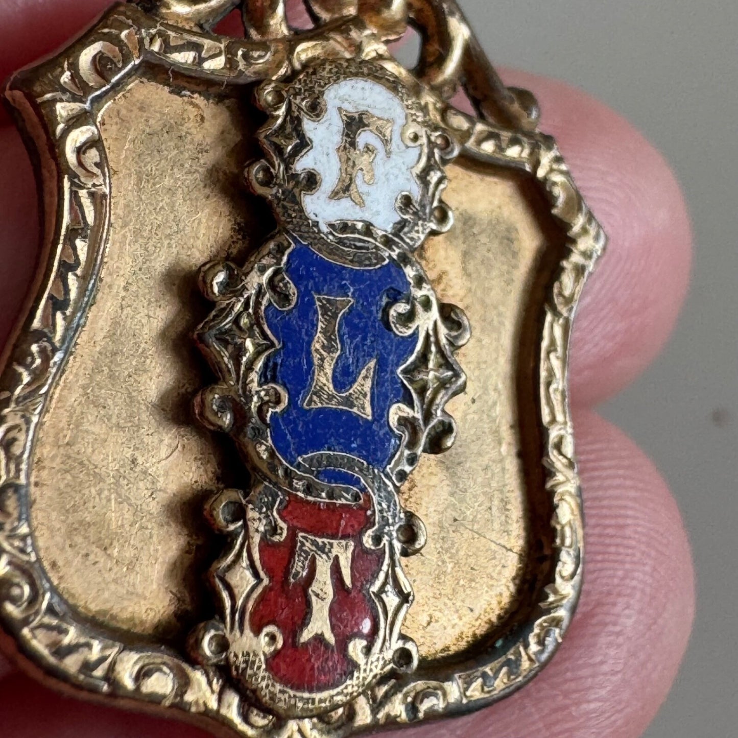 Vintage Victorian International Order of Odd Fellows IOOF FLT Fob Charm Pendant