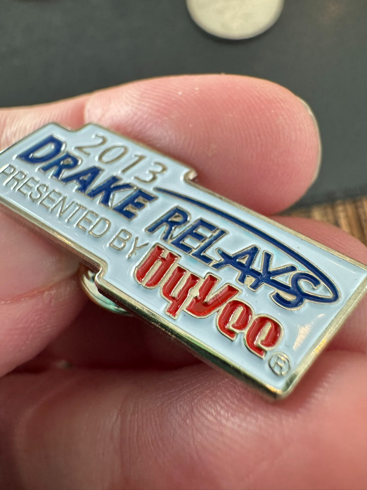 2013 Drake Relays Presented by Hy-Vee Lapel Pin Track and Field