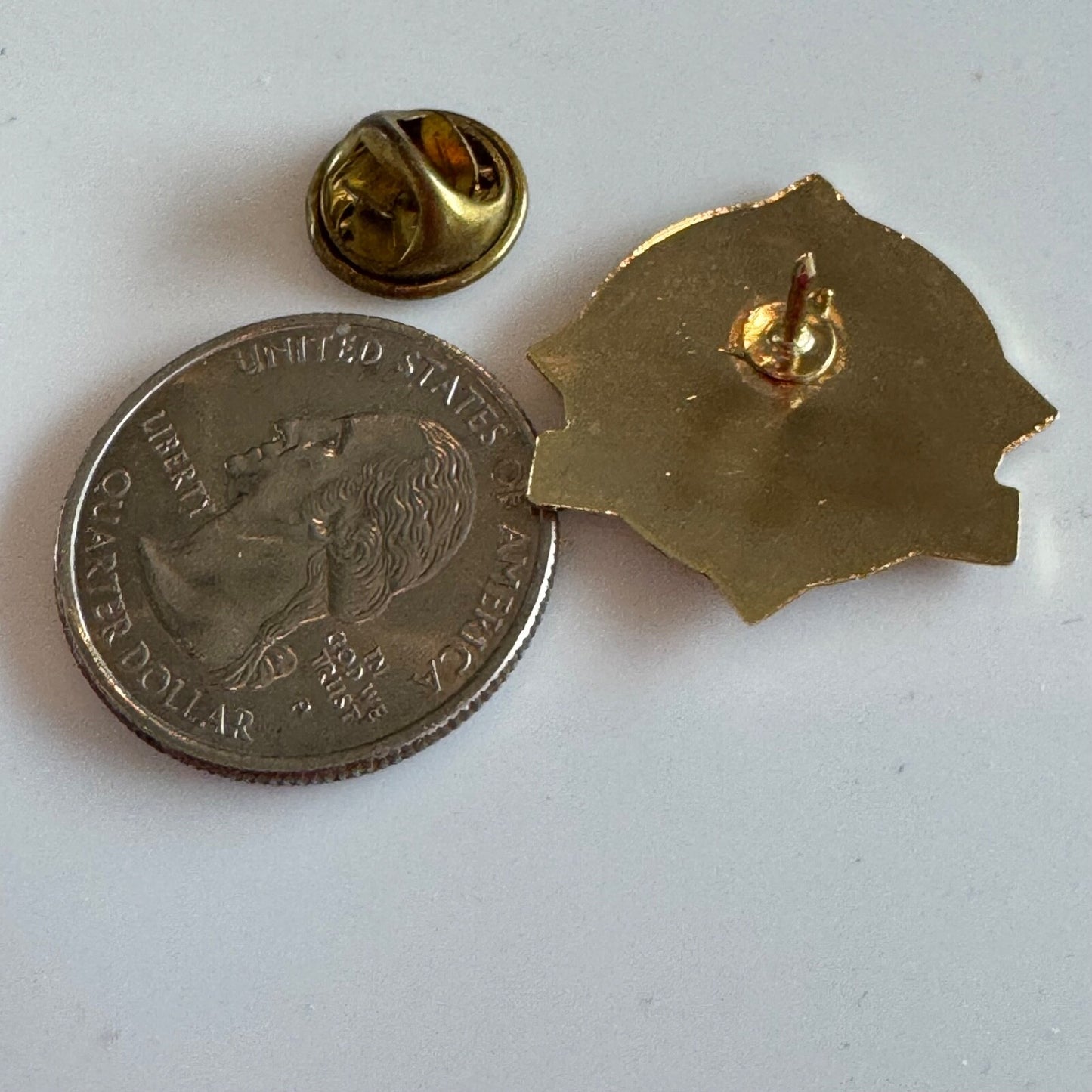 Vintage Pennsylvania The Keystone State Souvenir Tourist Lapel Pin