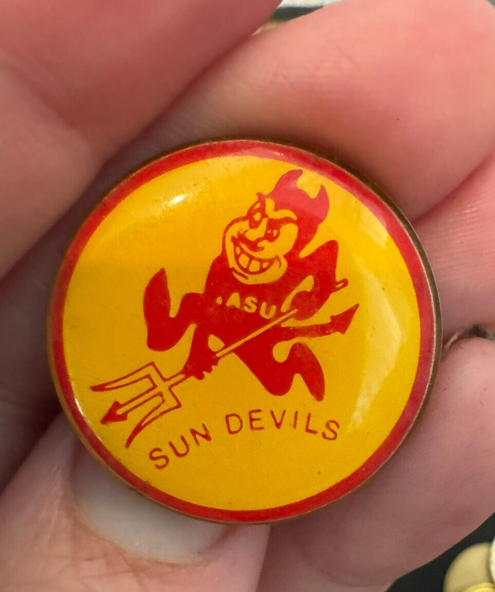 Arizona State University Sun Devils Lapel Pin Vintage ASU