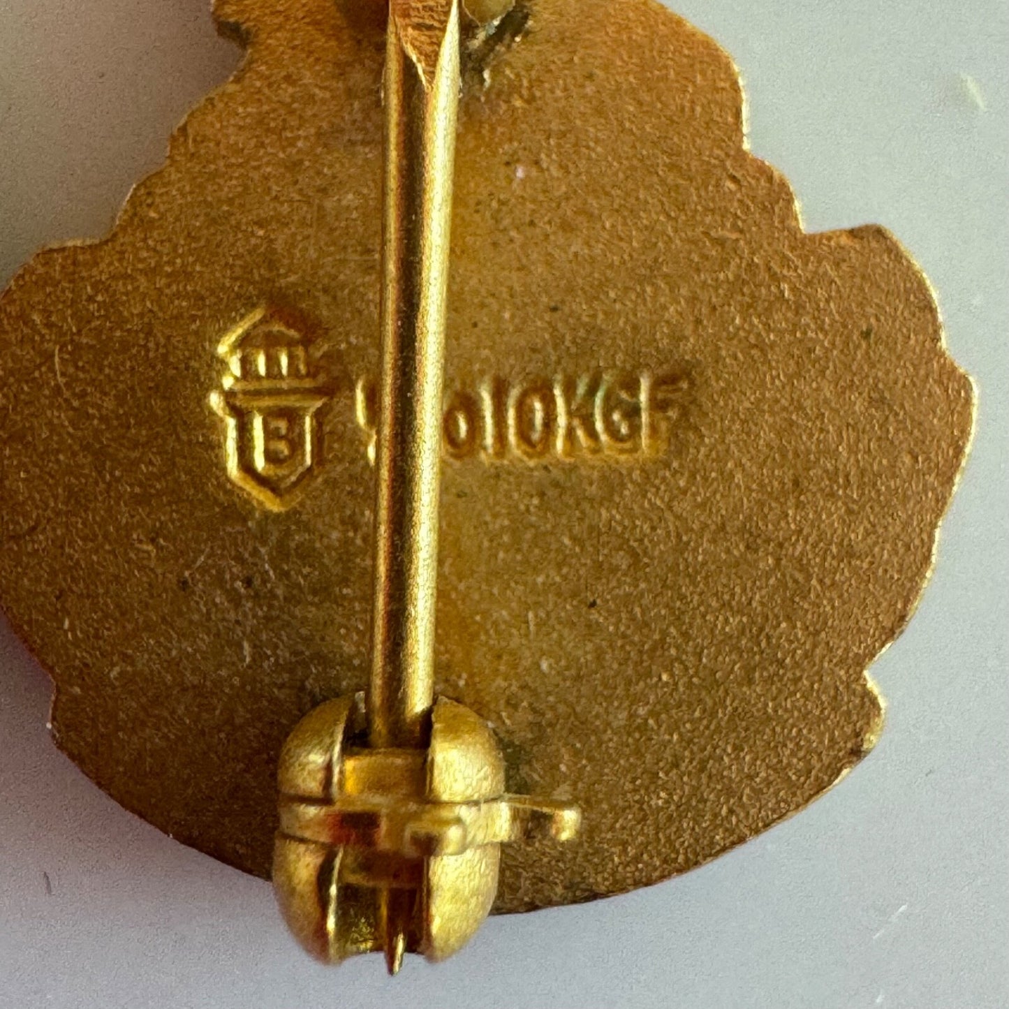 Vintage Honorary FFA Degree Gold Tone 1/10 10k Gold Filled Balfour Vocational Ag