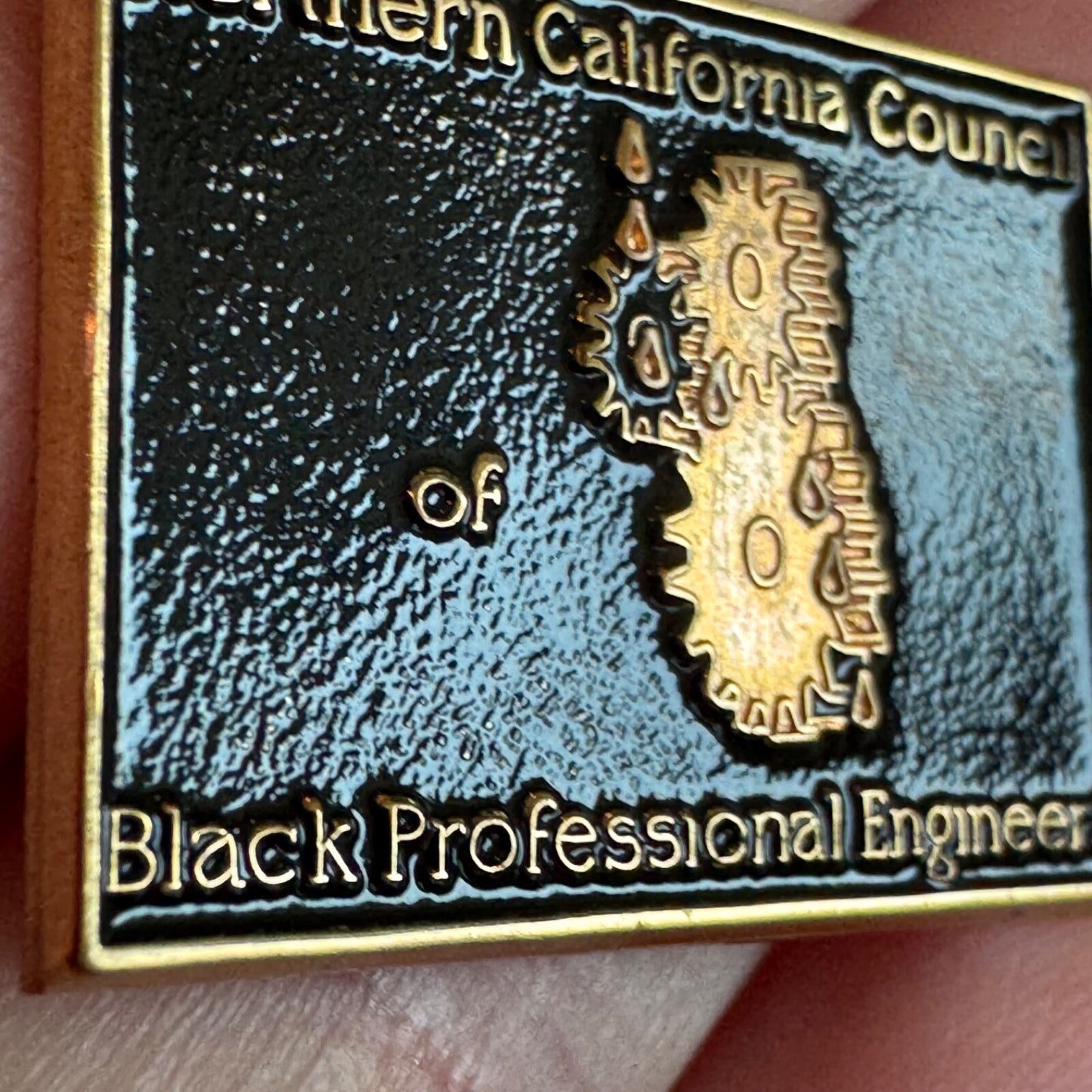 Vintage Northern California Council of Black Professional Engineers Lapel Pin