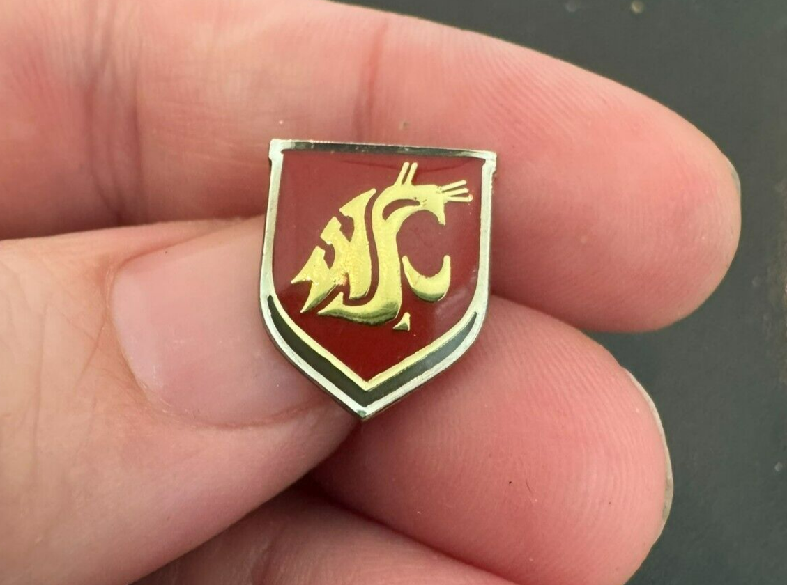 Washington State University Shield Lapel Pin Cougars College