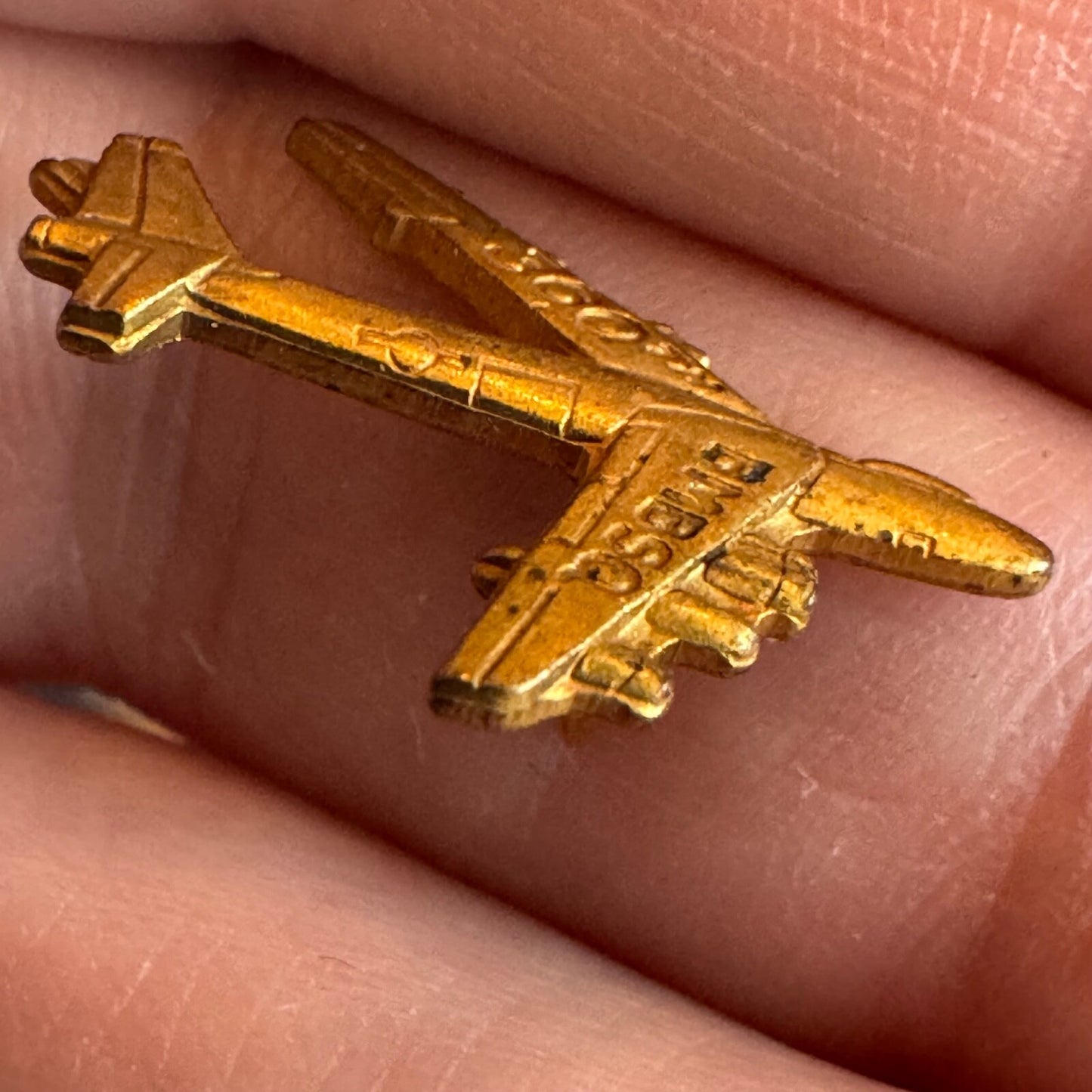Vintage 360th Bombardment Squadron Lapel Pin Tie Tack Boeing B-47 Stratojet