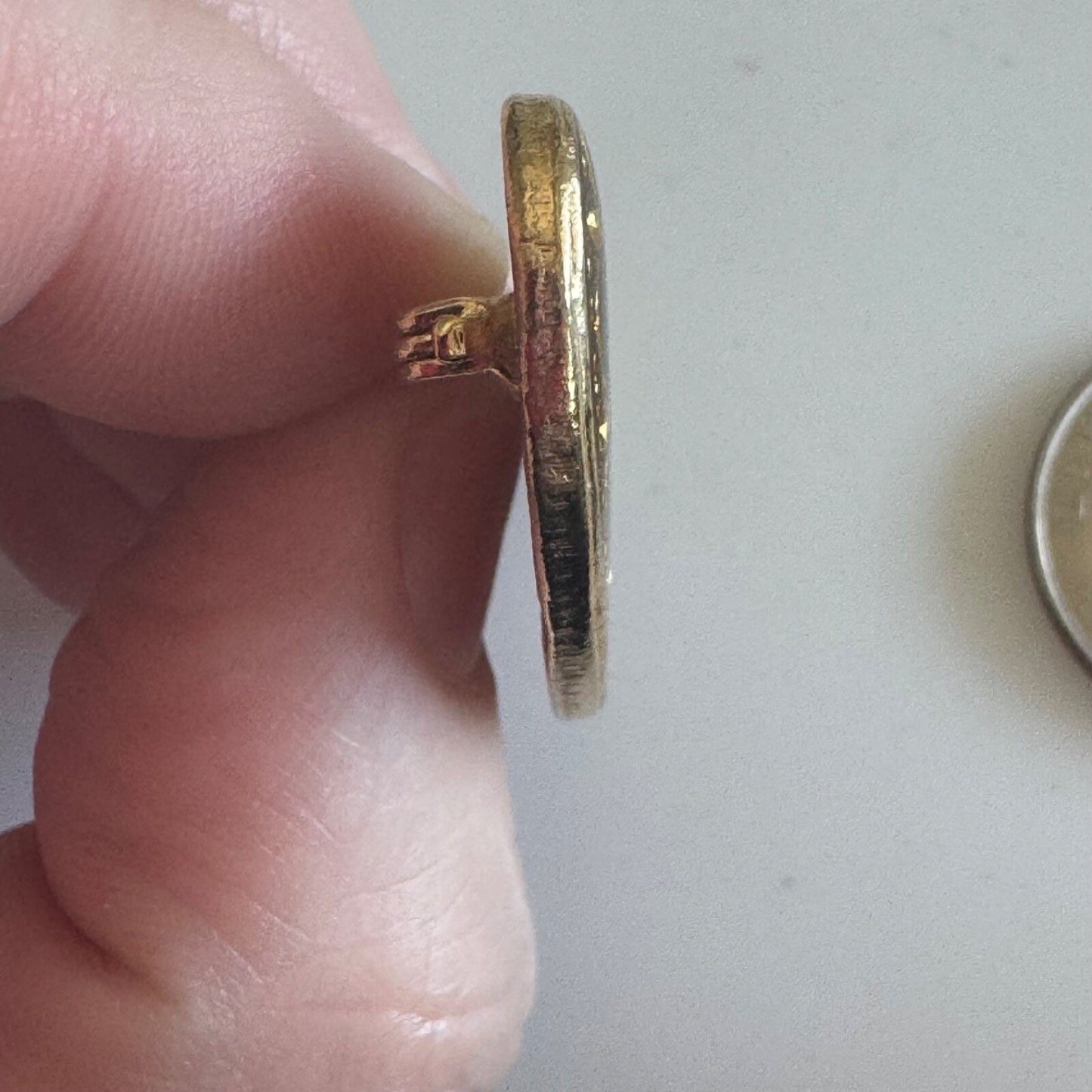 Vintage Pierre Bex Inspired Crescent Shaped Brooch Pin Art Deco