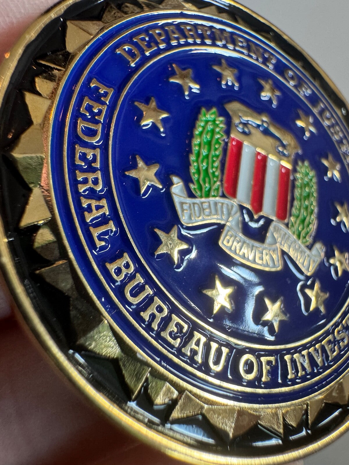 FBI Challenge Coin Federal Bureau of Investigation