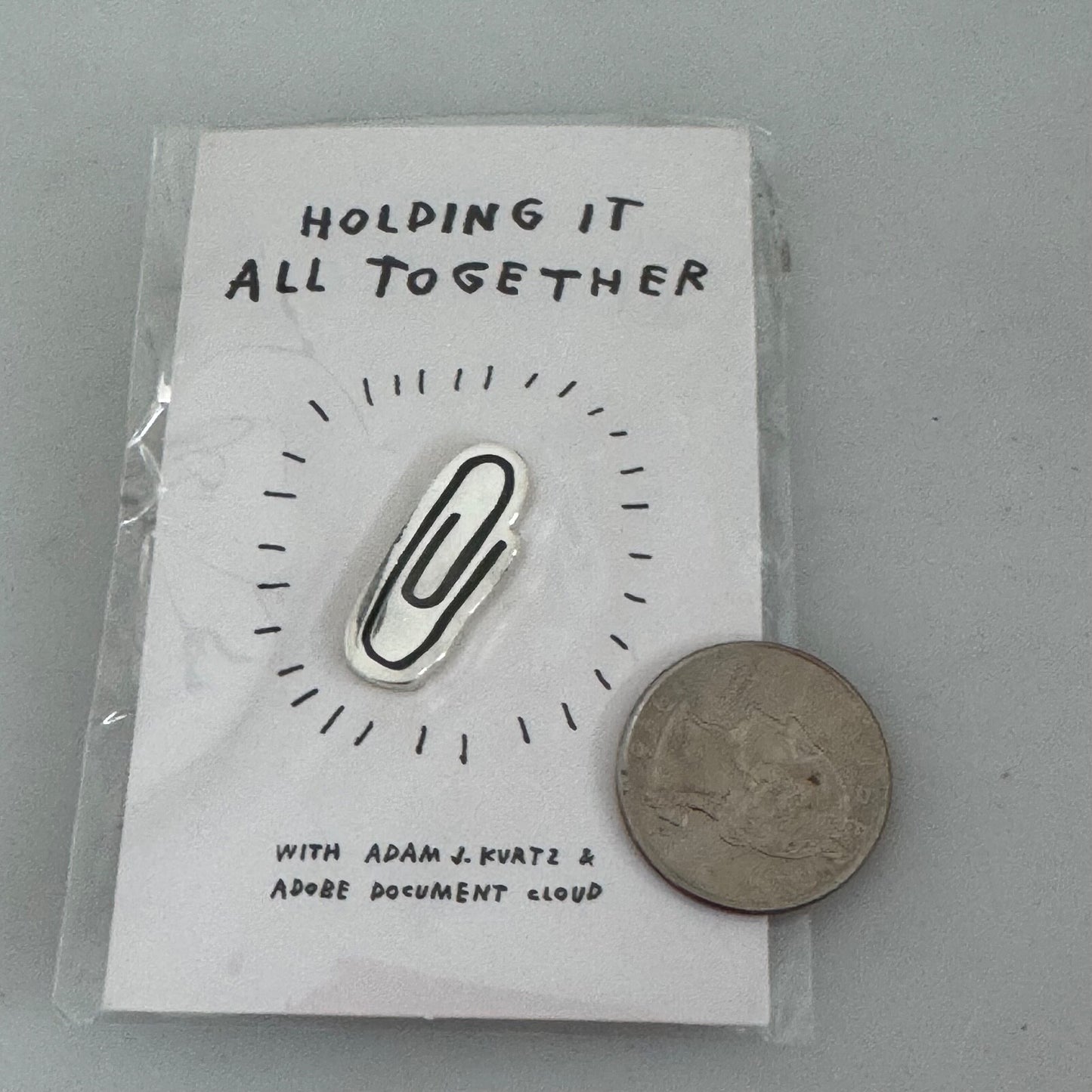 Holding it All Together Paperclip Pin Adam J. Kurtz Adobe Document Cloud