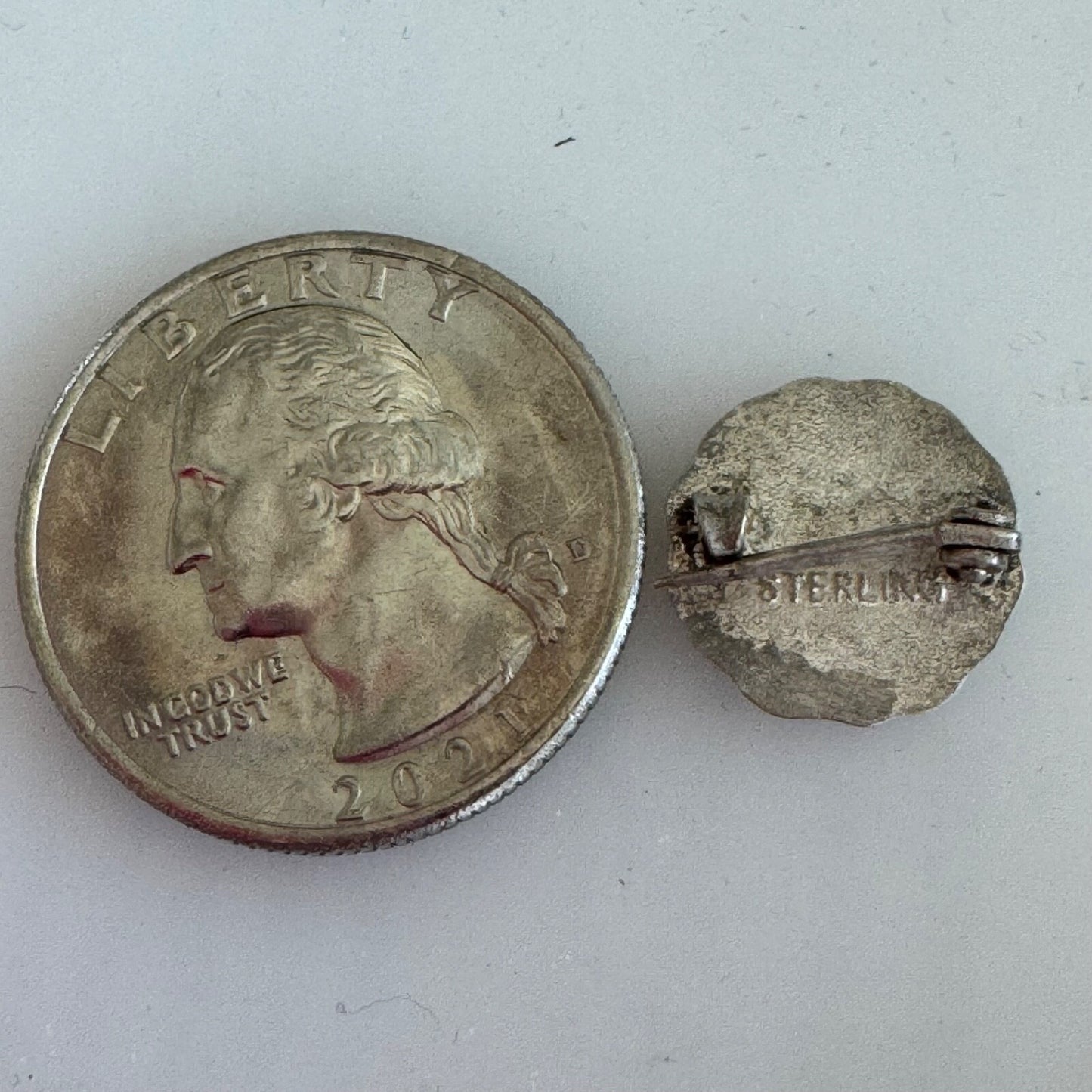 Antique Princeton University Sterling Silver Lapel Pin Tie Tack