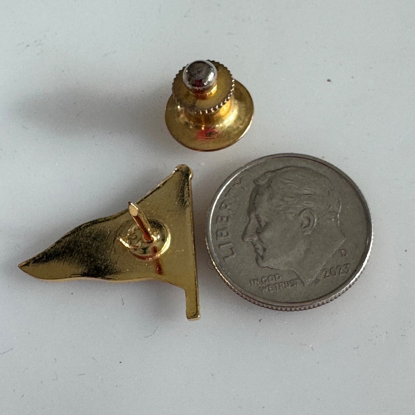 Vintage United States Military Academy USMA Army Pennant Flag Lapel Pin