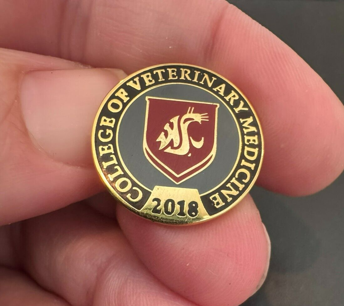 Washington State College of Veterinary Medicine 2018 Lapel Pin Cougars