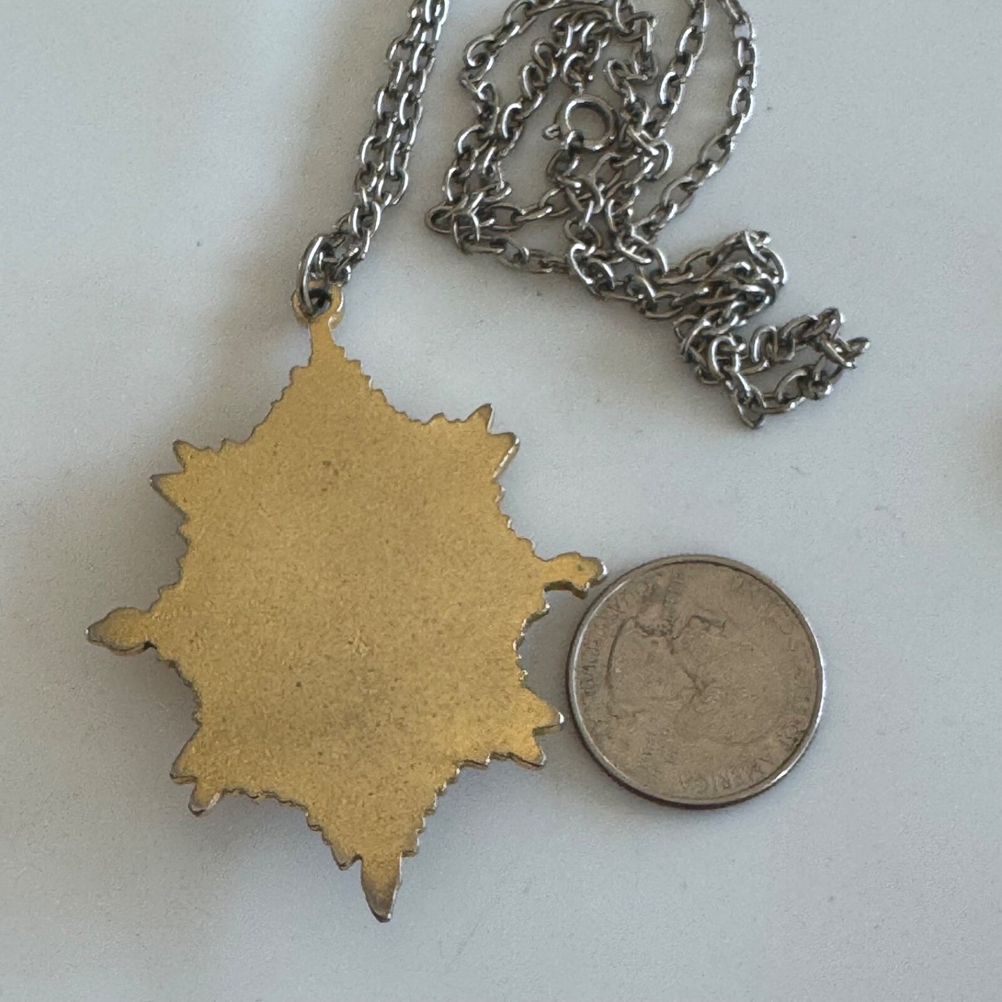 Vintage Elks Past Exalted Ruler Medal Medallion Large Pendant