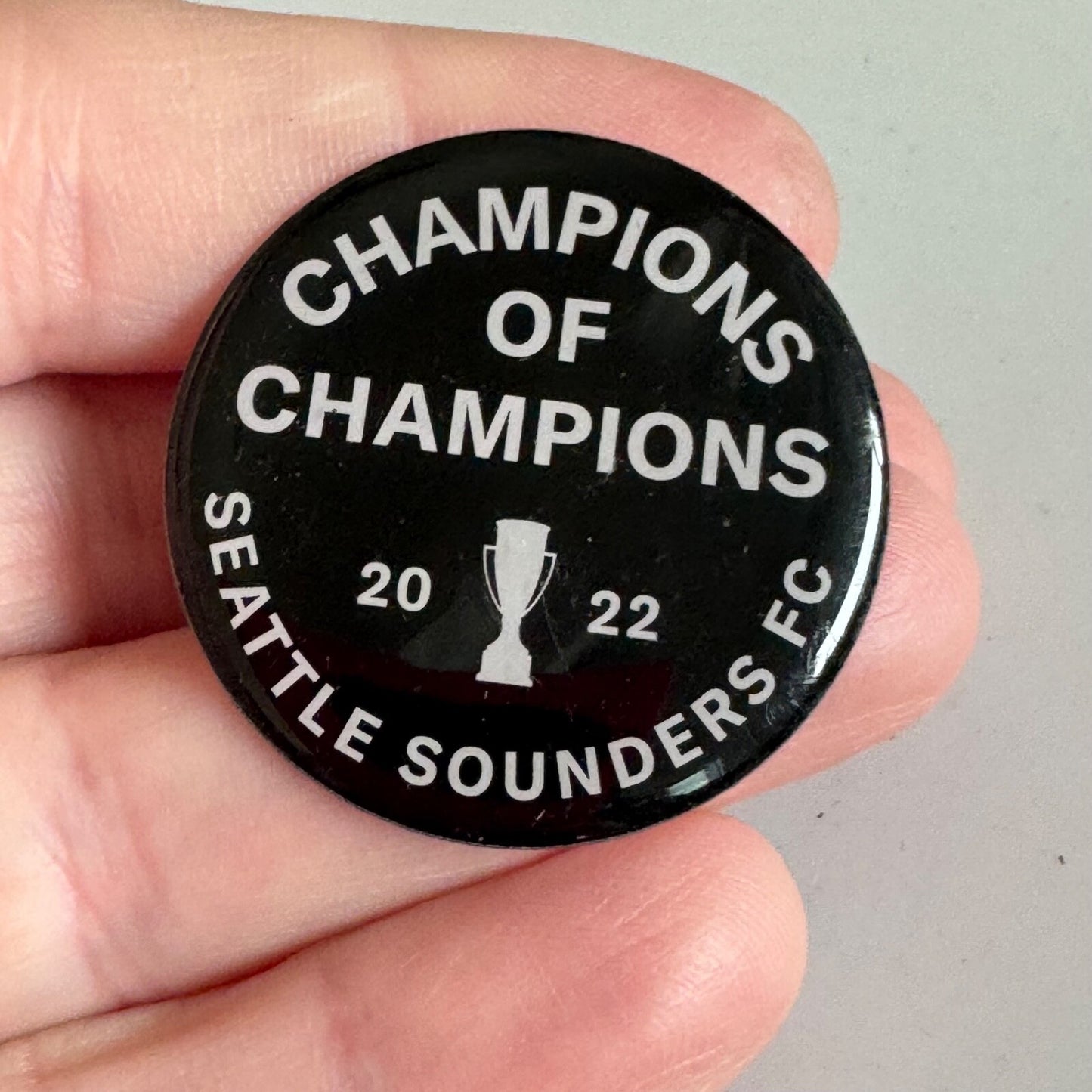 Seattle Sounders FC 2022 Champions of Champions Soccer Pin
