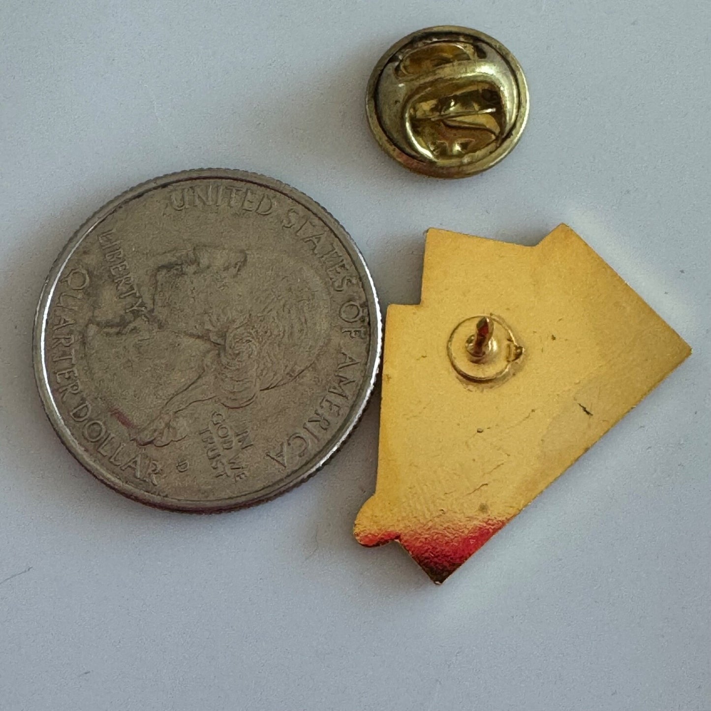 Vintage Post Falls Idaho's River City Lapel Pin Idaho Souvenir Tourist
